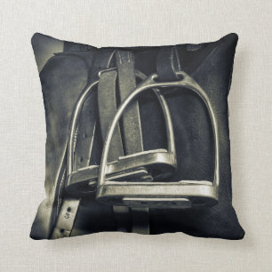 Almofada Na moda Silver Stirrups em Inglês Riding Saddle