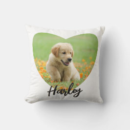 Almofada Na moda Simples de Foto do Coração do Amante de os