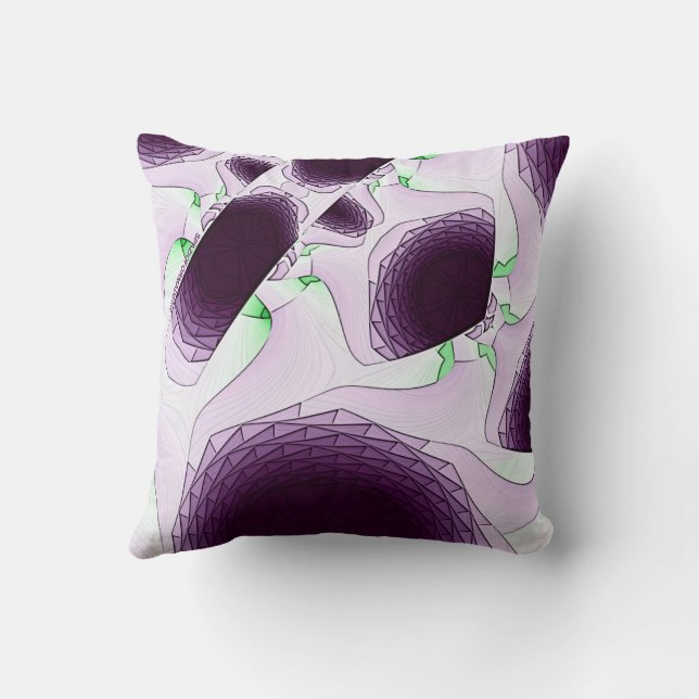 Almofada Na tonalidade da cor Violeta (Verso)