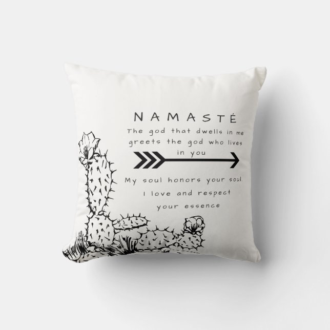 Almofada namaste (Frente)