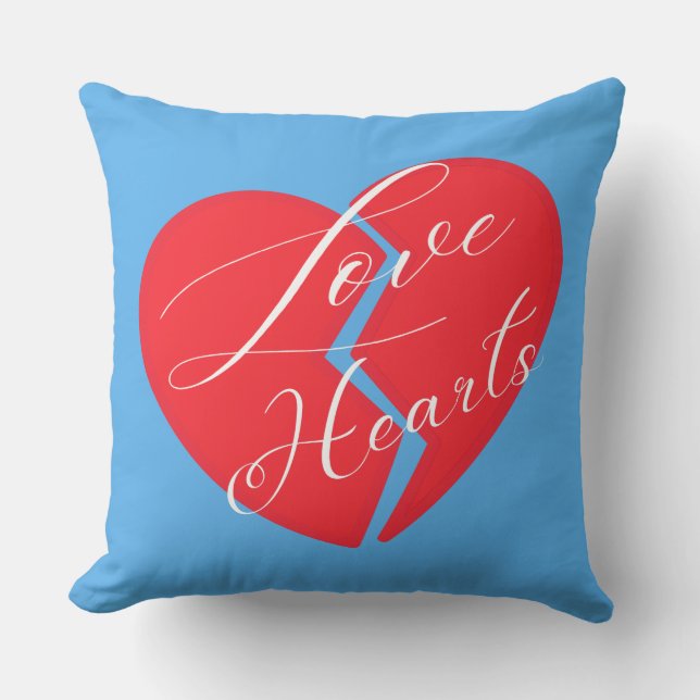 Almofada Namorados de Corações de Amor (Frente)