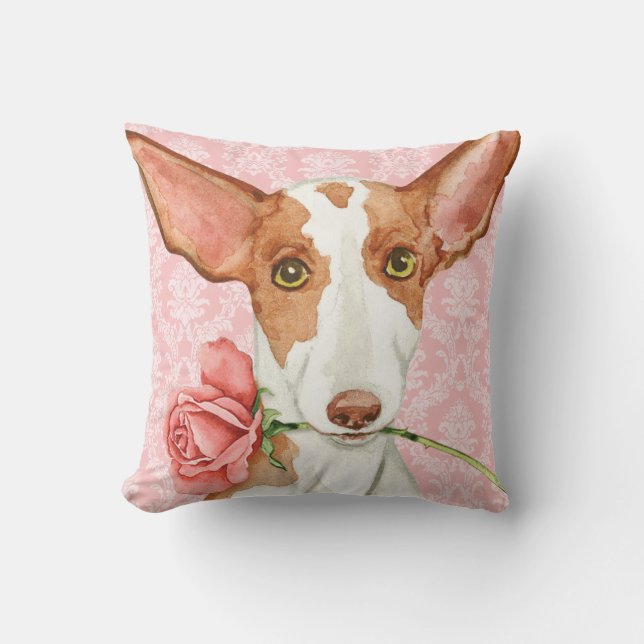 Almofada Namorados Rosa Ibizan Hound (Frente)