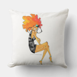 Almofada Não alimente aos leões o travesseiro