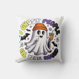 Almofada Não Binário Halloween Divertido – Eu Assombro as P