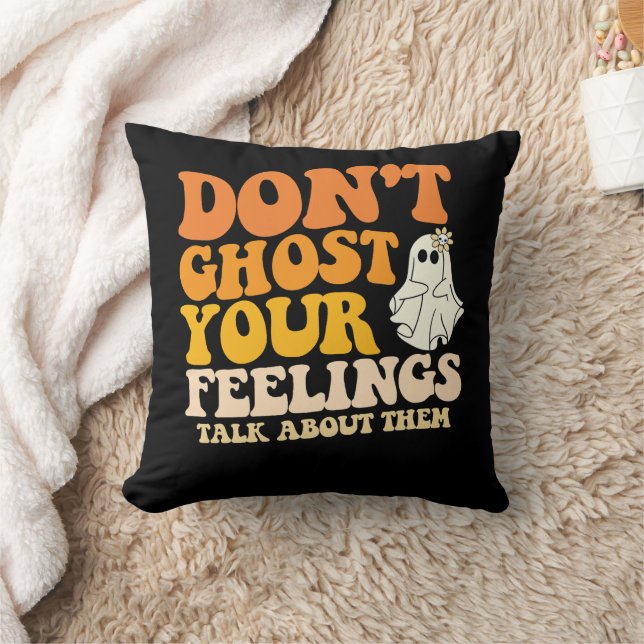 Almofada Não fantasma seus sentimentos fale sobre eles (Cobertor)