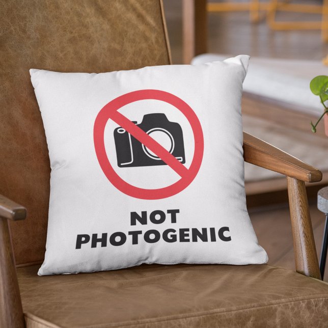 Almofada Não Fotogênico - Placa de Não Fotos (Criador carregado)