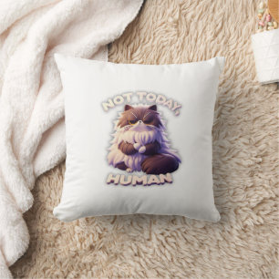 Almofada Não Hoje Travesseiro decorativo Engraçado Engraçad