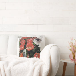 Almofada Não Interrompa O Tempo De Café Da Manhã Do Dinheir