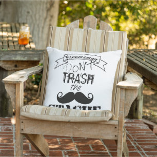 Almofada Não lixe o Padrinho de casamento do Hipster do big