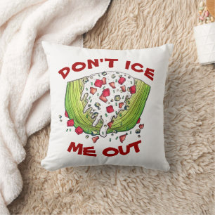 Almofada Não me deixe sair com o Engraçado Iceberg Lettuce