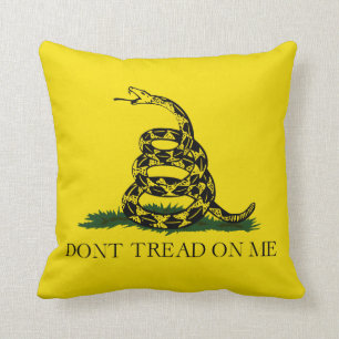 Almofada Não pise em mim a bandeira americana de Gadsden