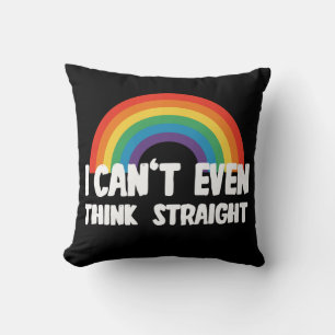 Almofada Não Posso Nem Pensar Direito Piada Orgulho Gay