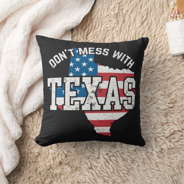 Almofada Não se meta com o Texas (Cobertor)