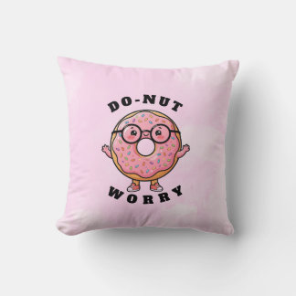 Almofada Não se Preocupe – Personagem de Desenho de Donut F