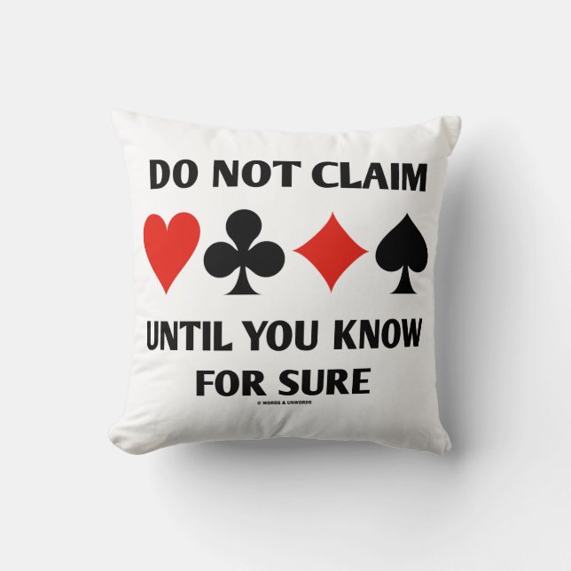 Almofada Não Solicite Até Saber Se Tem Conjuntos De Cartão  (Frente)