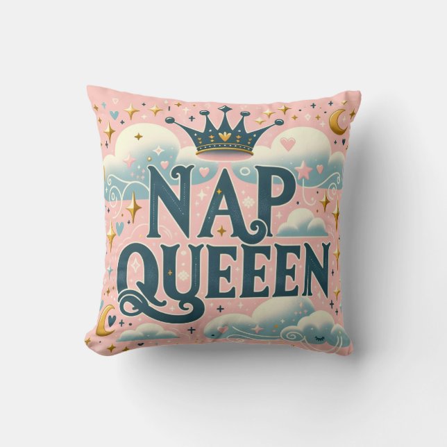 Almofada "Nap Queen" (Frente)