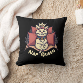 Almofada Nap Queen Cat - Gato de Bela Dormente - Gato Sonha
