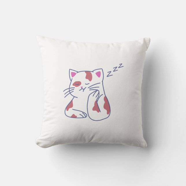Almofada Nap Time Pillow | Cozy Catcore Vibes (Frente)