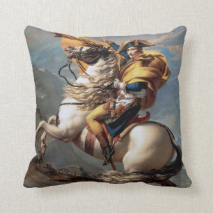 Almofada Napoleão atravessando os Alpes, Jacques-Louis Dav