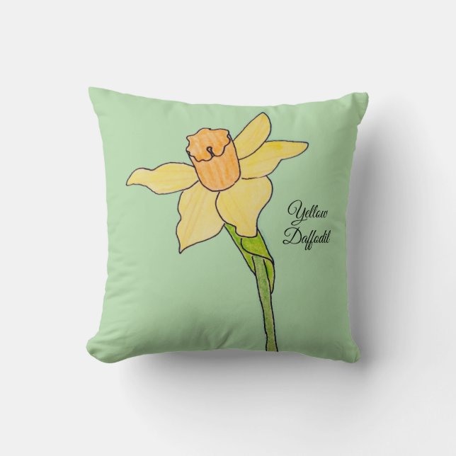 Almofada Narciso Amarelo (Frente)