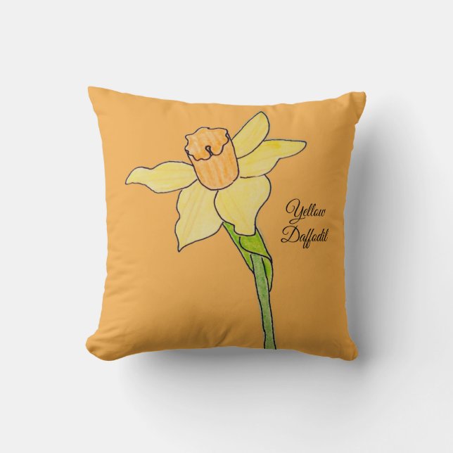 Almofada Narciso Amarelo (Frente)
