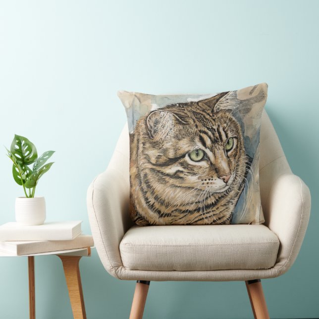 Almofada Nari- Um estudo da minha gata (Cadeira)