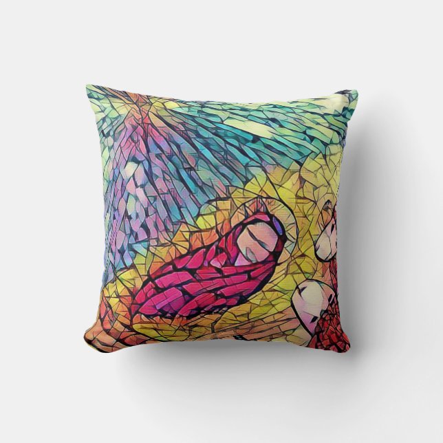 Almofada Narrativa sobre a Natal Manger Baby Jesus (Frente)