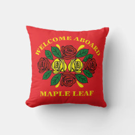 Almofada Narrowboat Welcome Aboard Custom Boat Name