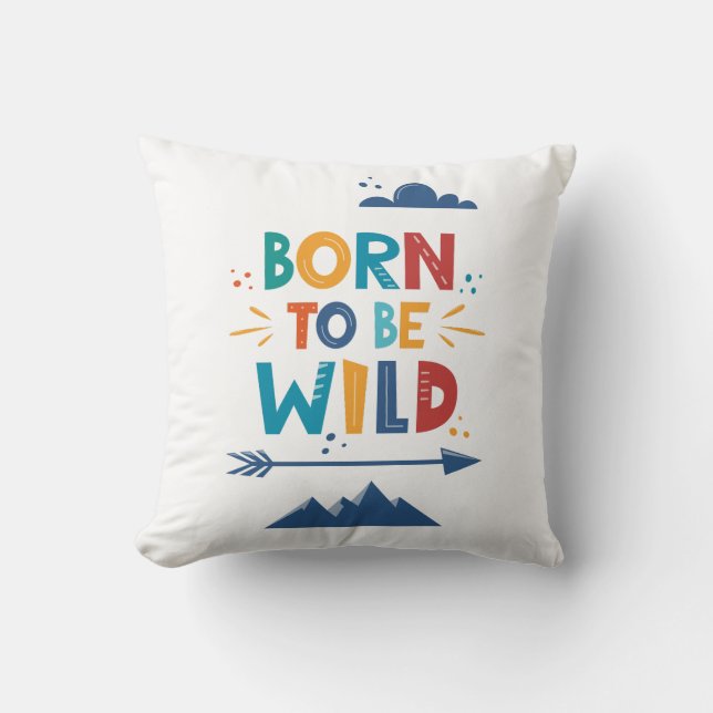 Almofada Nascer A Ser Selvagem (Frente)