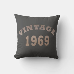 Almofada Nascer de aniversário de 1969