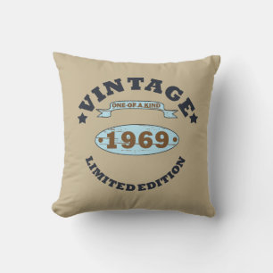 Almofada nascer de aniversário de 1969
