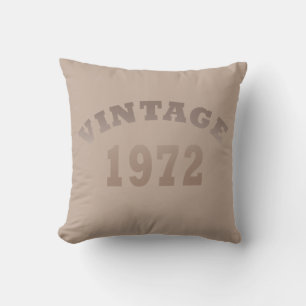 Almofada Nascer de aniversário de 1972