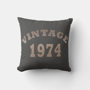 Almofada Nascer de aniversário de 1974