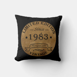 Almofada Nascer de aniversário de 1983