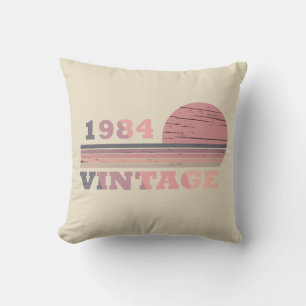 Almofada nascer de aniversário de 1984