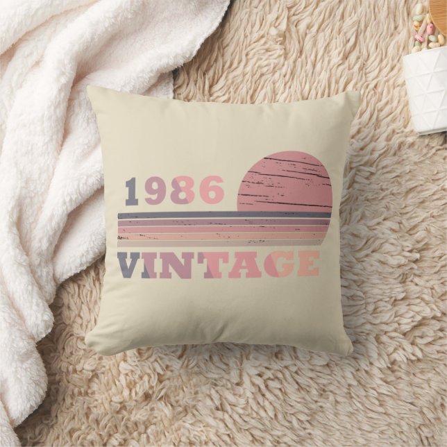 Almofada nascer em presente de aniversário de 1986 (Cobertor)