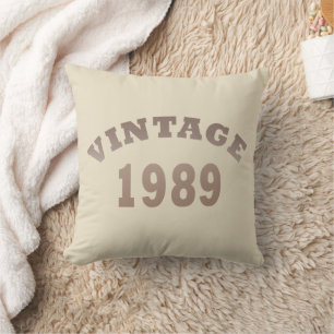 Almofada nascer em presente de aniversário de 1989
