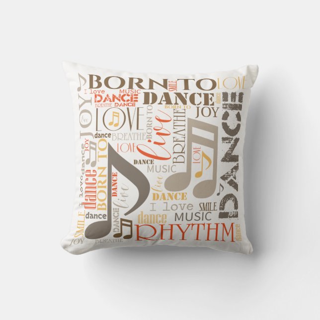 Almofada Nascer para Dance Brown ID277 (Frente)