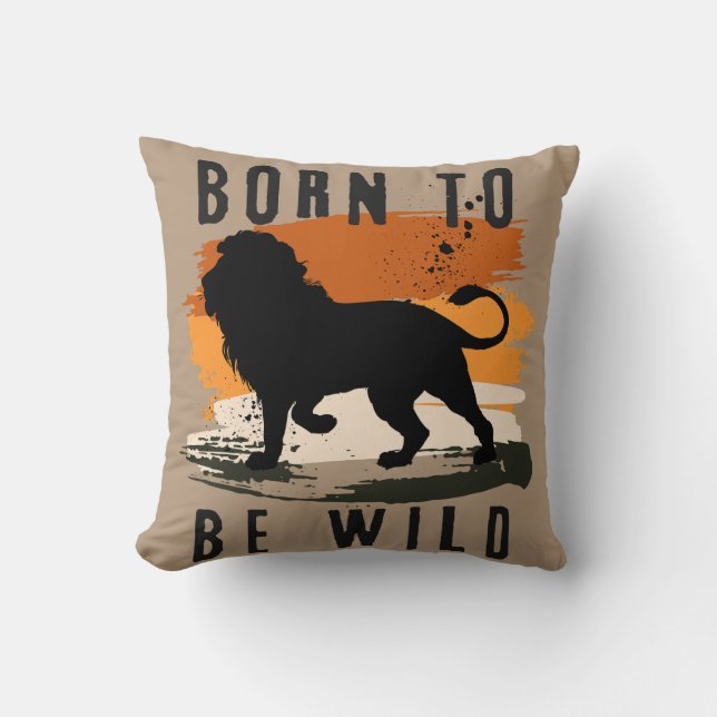 Almofada Nascer selvagem (Frente)