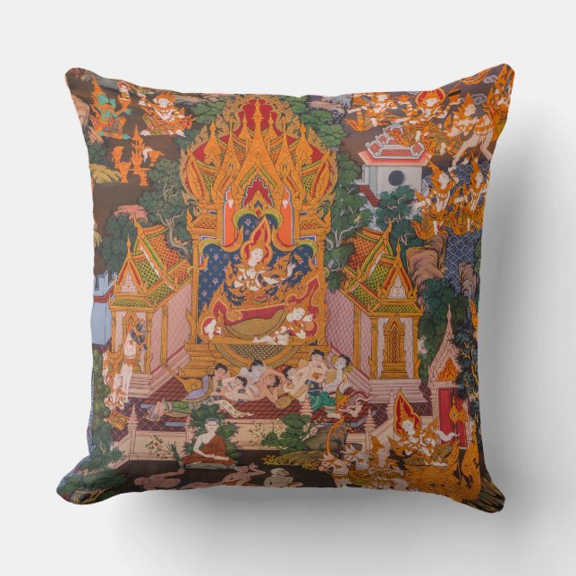 Almofada Nascimento de Buda (Frente)