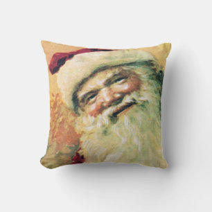 Almofada Natais vintages de Papais noeis felizes