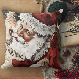 Almofada Natais vintages Decoram Natal Claus