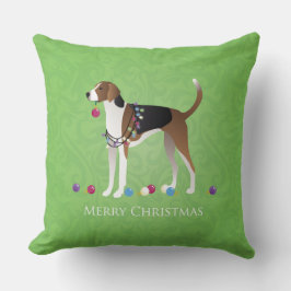 Almofada Natal Americano de Foxhound - Feliz Naughn