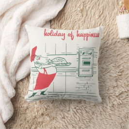 Almofada Natal Antigo, Papai Noel Chef e Peru