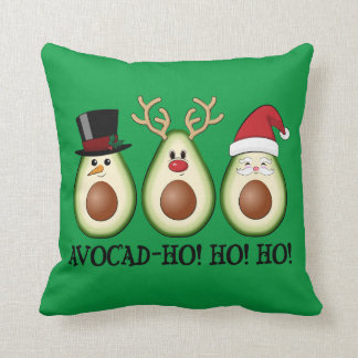 Almofada Natal Avocado Frosty, Rudolph e Papais noeis
