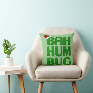 Almofada Natal Bah Humbug Shirt Art-Xmas Papais noeis de Hu