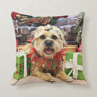 Almofada Natal - beira Terrier - Reagan