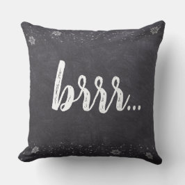 Almofada Natal, Brr... Flocos de neve, quadro