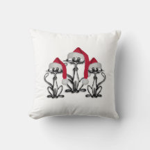 Natal Caroling Cats Joyous Divertido