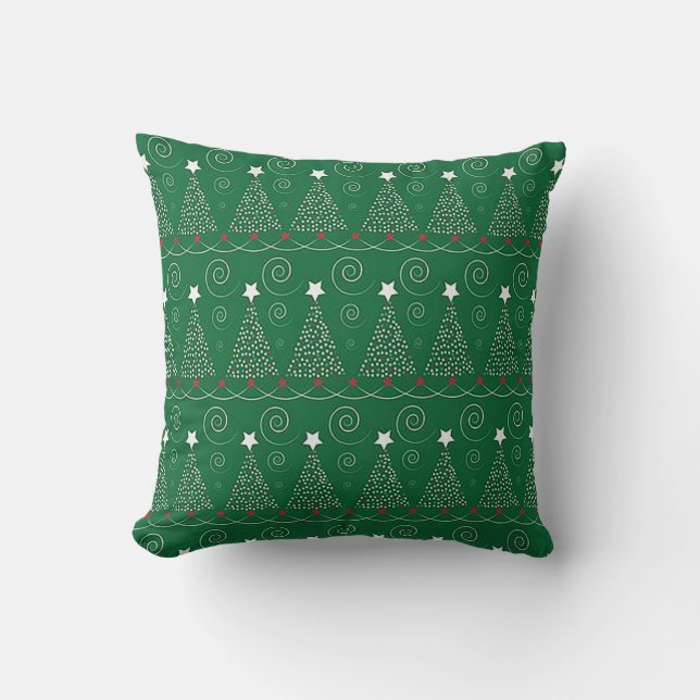 Almofada “Natal da Árvore Estrela Branca” (Frente)